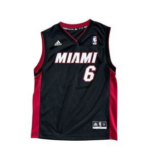 Adidas NBA LeBron James Miami Heat Jersey Youth size Medium 10-12